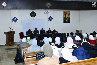 لقاء مع طلبة كلية الهندسة المعمارية