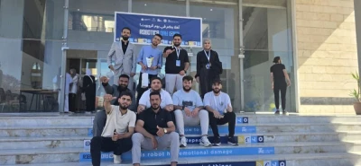 مشاركة متميزة لطلبة الهندسة المعلوماتية في يوم الروبوتيك بجامعة دمشق