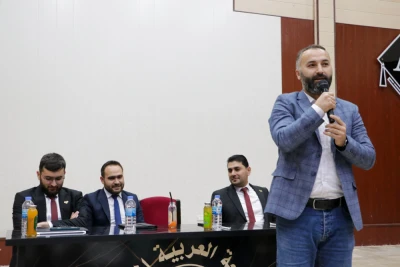 زيارة المكتب السياسي في محافظة حماة إلى الجامعة العربية الخاصة