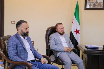 زيارة المكتب السياسي في محافظة حماة إلى الجامعة العربية الخاصة