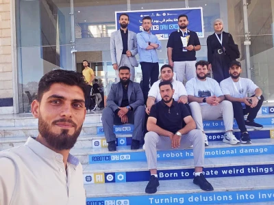 مشاركة متميزة لطلبة الهندسة المعلوماتية في يوم الروبوتيك بجامعة دمشق