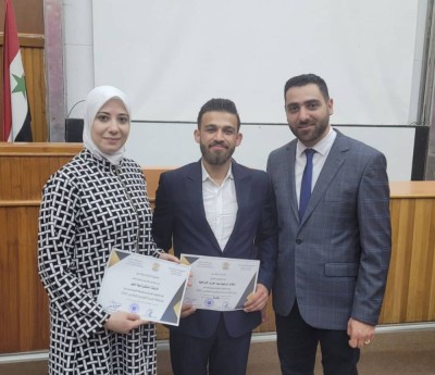 حصدت الجامعة المرتبة الخامسة في مسابقة البحث العلمي الطلابي التي أقيمت في جامعة دمشق.