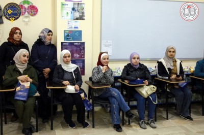 طلاب الثالث الثانوي في مدرسة المتفوقين الثالثة بحماه في زيارة تعريفية للجامعة العربية الخاصة للعلوم والتكنولوجيا