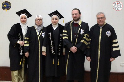 تخرج طلاب كلية الهندسة الكيميائية للفصل الأول 2023-2024