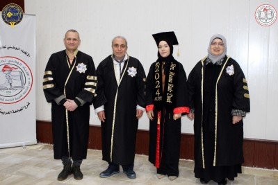 تخرج طلاب كلية الترجمة واللغات للفصل الأول 2023-2024