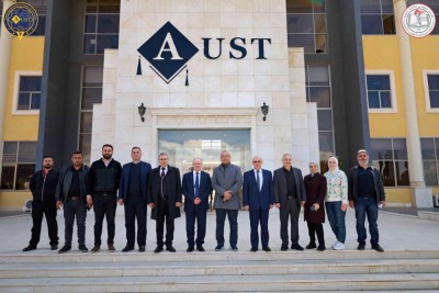 زيارة السيد الدكتور وزير التعليم العالي والبحث العلمي إلى الجامعة العربية الخاصة للعلوم والتكنولوجيا