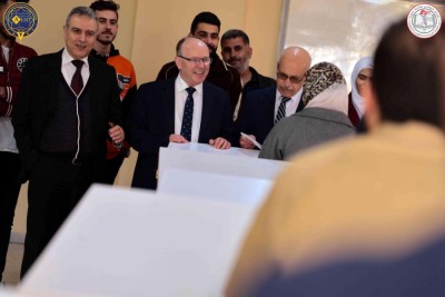 زيارة السيد الدكتور وزير التعليم العالي والبحث العلمي إلى الجامعة العربية الخاصة للعلوم والتكنولوجيا