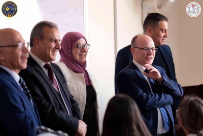 زيارة السيد الدكتور وزير التعليم العالي والبحث العلمي إلى الجامعة العربية الخاصة للعلوم والتكنولوجيا