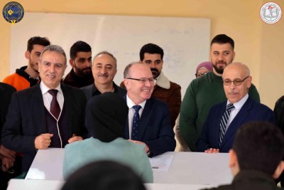 زيارة السيد الدكتور وزير التعليم العالي والبحث العلمي إلى الجامعة العربية الخاصة للعلوم والتكنولوجيا