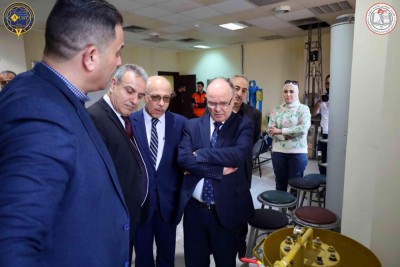زيارة السيد الدكتور وزير التعليم العالي والبحث العلمي إلى الجامعة العربية الخاصة للعلوم والتكنولوجيا