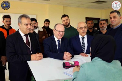 زيارة السيد الدكتور وزير التعليم العالي والبحث العلمي إلى الجامعة العربية الخاصة للعلوم والتكنولوجيا