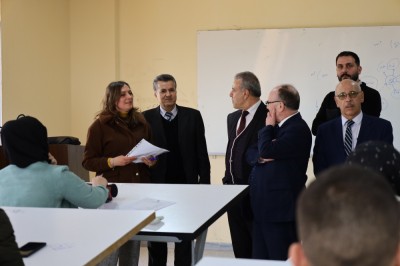 زيارة السيد الدكتور وزير التعليم العالي والبحث العلمي إلى الجامعة العربية الخاصة للعلوم والتكنولوجيا