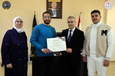 تكريم طلاب كلية الهندسة المعلوماتية