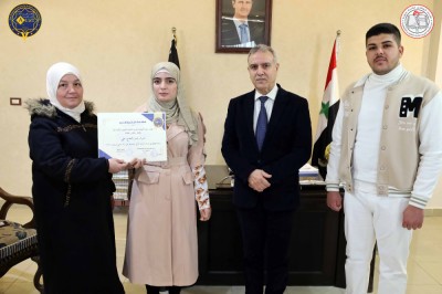 تكريم طلاب كلية الهندسة المعلوماتية