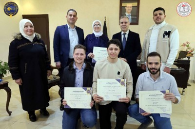 تكريم طلاب كلية الهندسة المعلوماتية
