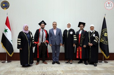 مناقشة مشاريع التخرج لكلية الهندسة المعلوماتية