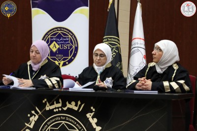 مناقشة مشاريع التخرج لكلية الهندسة المعلوماتية