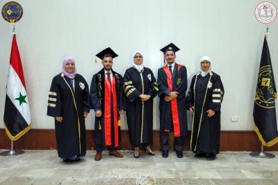 مناقشة مشاريع التخرج لكلية الهندسة المعلوماتية