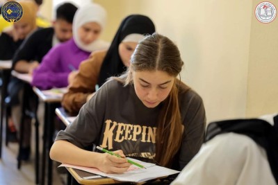 أجواء أول يوم امتحاني من الفصل الثاني للعام الدراسي 2023-2024