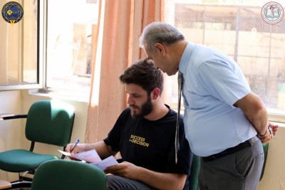 أجواء أول يوم امتحاني من الفصل الثاني للعام الدراسي 2023-2024