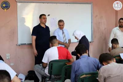 أجواء أول يوم امتحاني من الفصل الثاني للعام الدراسي 2023-2024