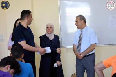 أجواء أول يوم امتحاني من الفصل الثاني للعام الدراسي 2023-2024