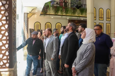 معرض طلابي يجمع الإبداع الفني والمعماري في رحاب الجامعة العربية الخاصة
