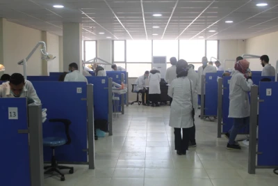 جولة في مبنى العيادات الطبية