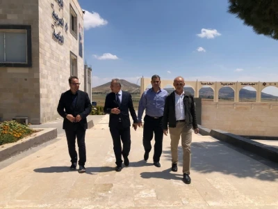 زيارة بحثية بين الجامعة والمؤسسة الألمانية السورية