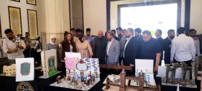 معرض طلابي يجمع الإبداع الفني والمعماري في رحاب الجامعة العربية الخاصة